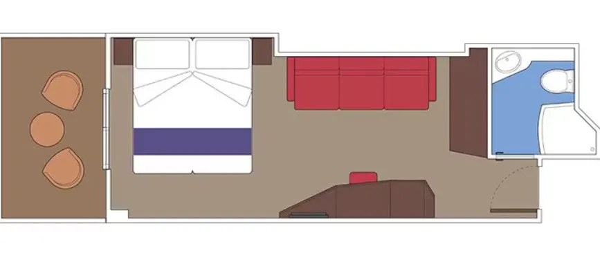 豪華陽台部分海景Fantastica 3