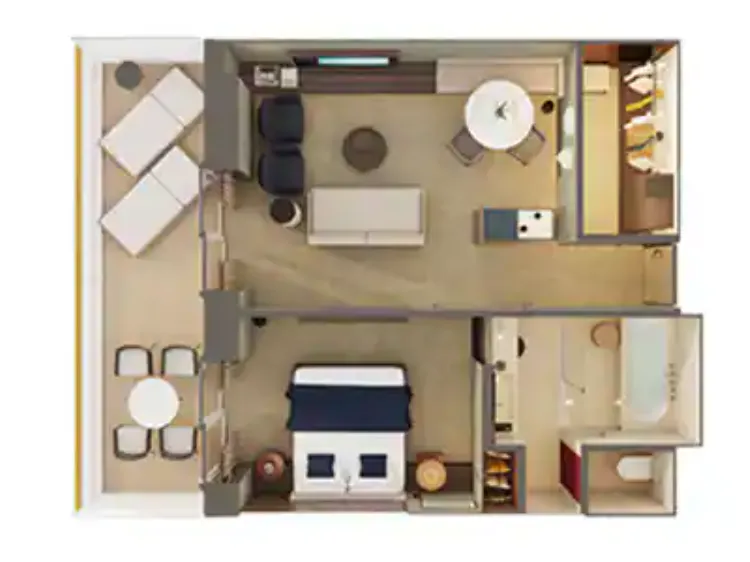 海灣主人套房，配有主臥室及大型陽台 2