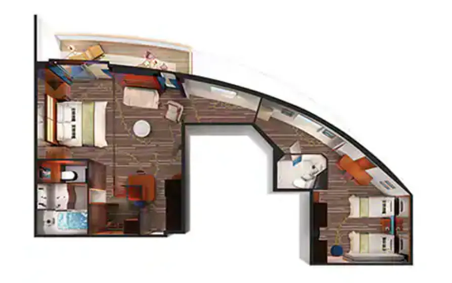 兩臥室豪華家庭套房（附陽台） 3