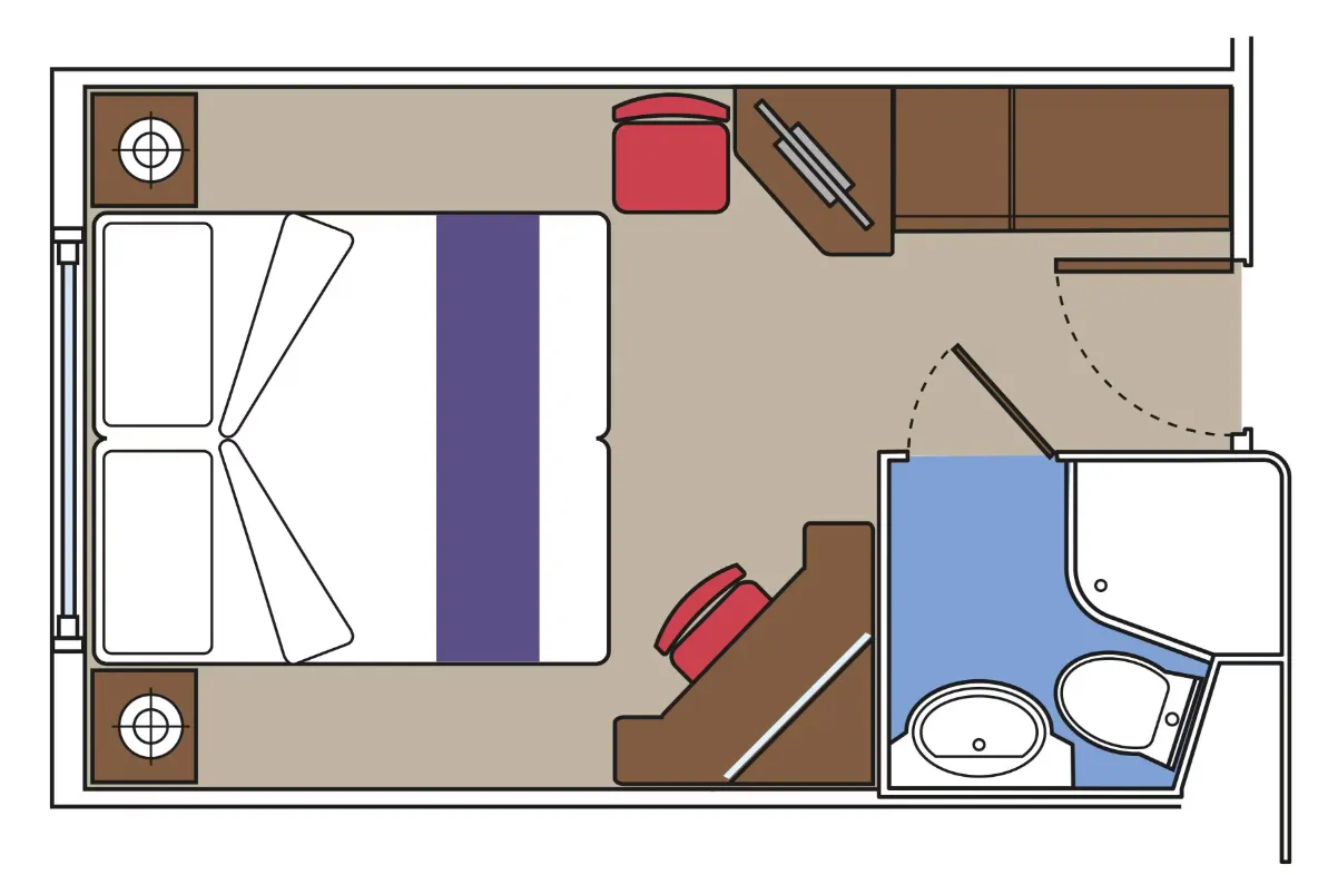 豪華海景小型客房（受阻擋的視野）FANTASTICA 2