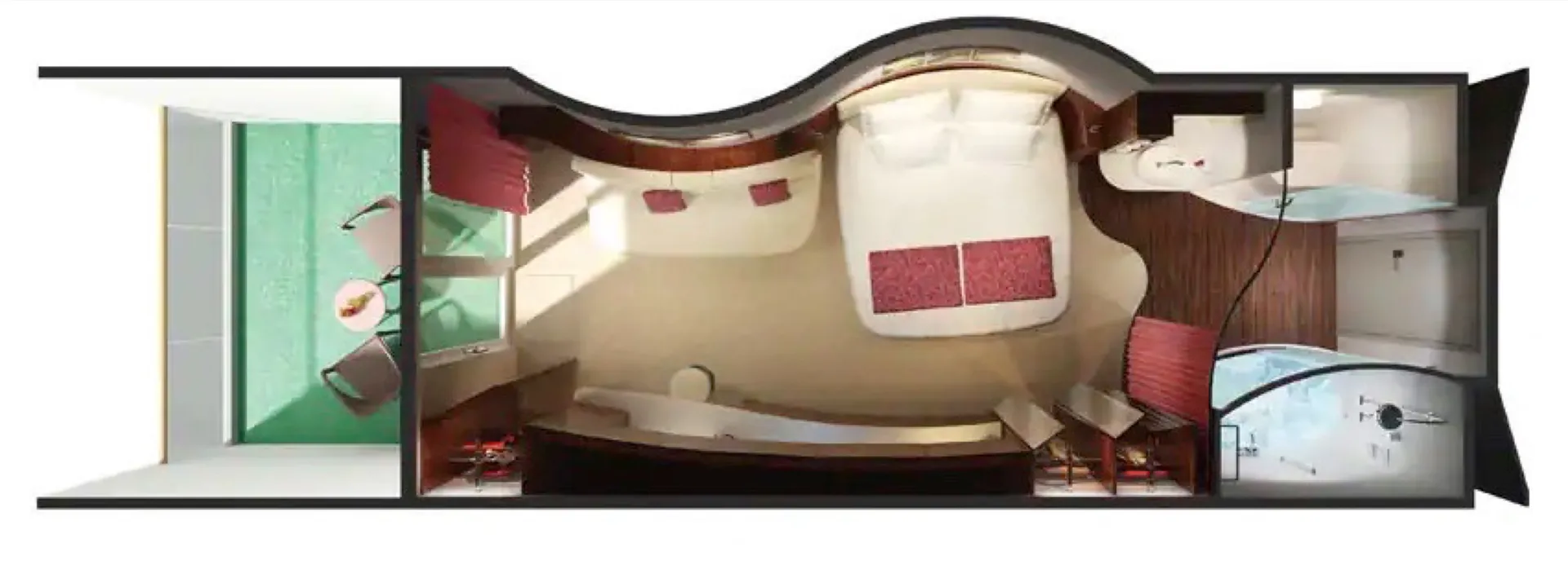 家庭俱樂部陽台套房 4