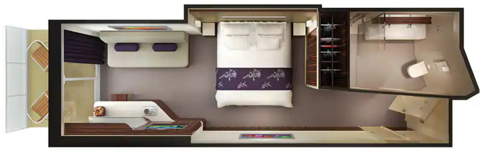 俱樂部陽台套房 2