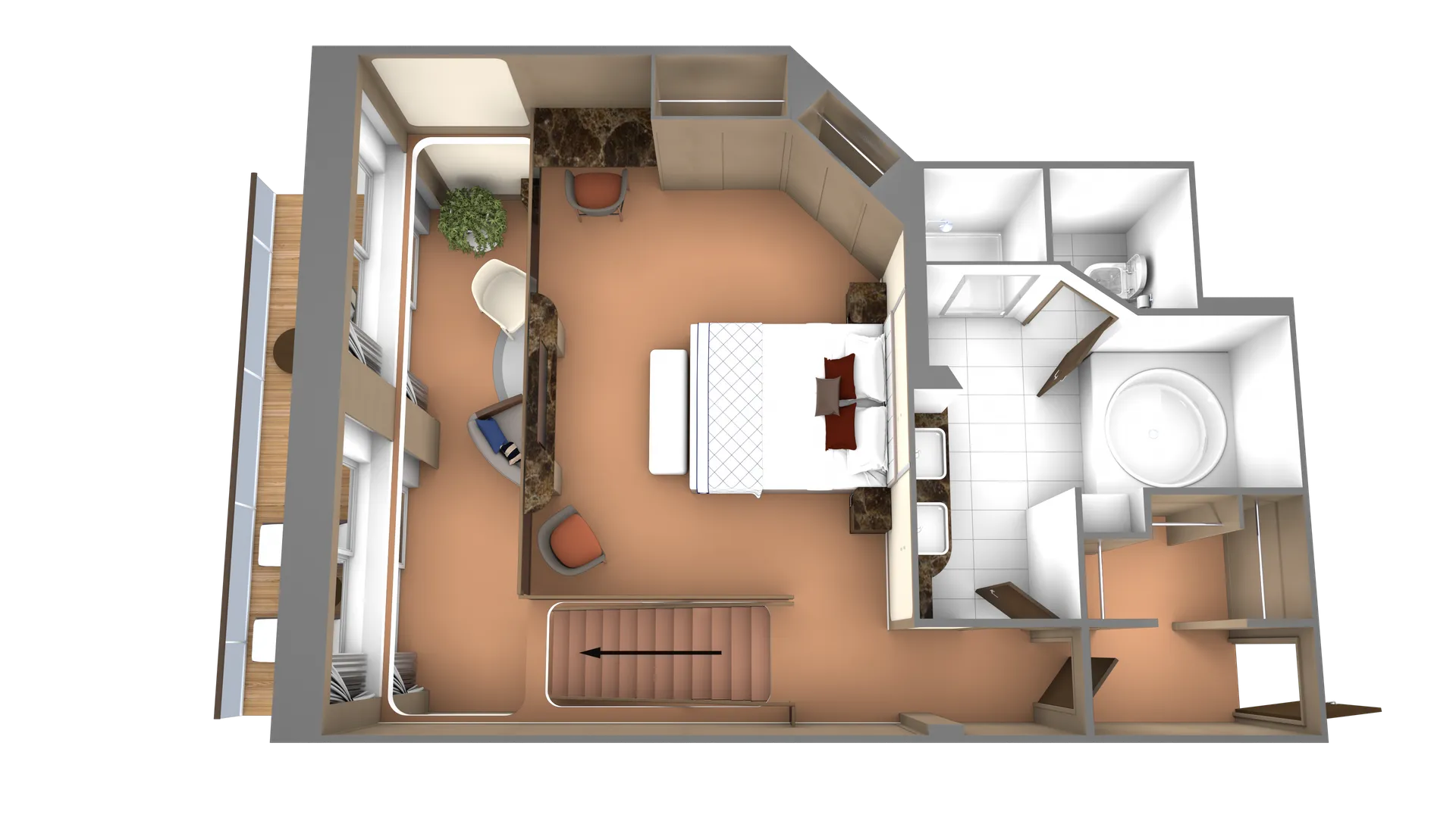 豪華冬季花園套房 9