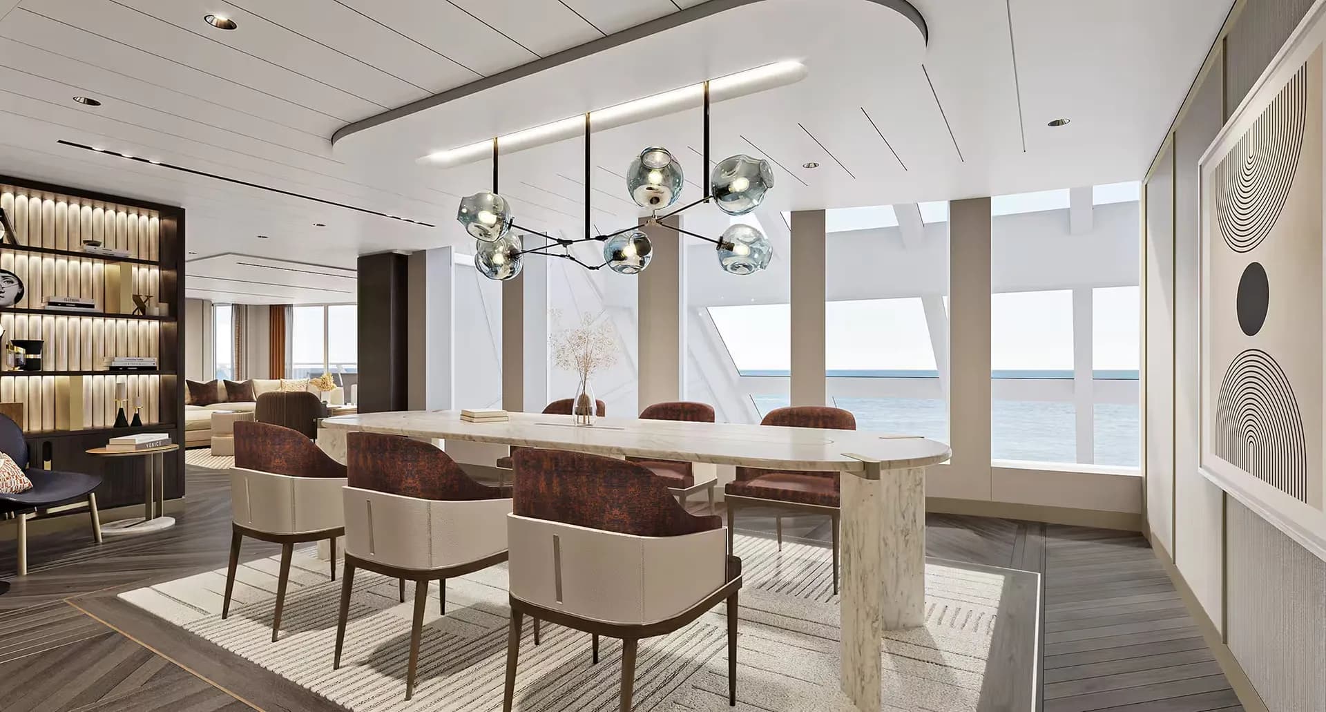 豪華擁有者套房，配有大型陽台 10