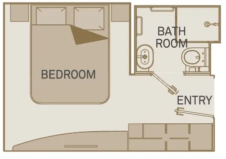 單人陽台套房 3