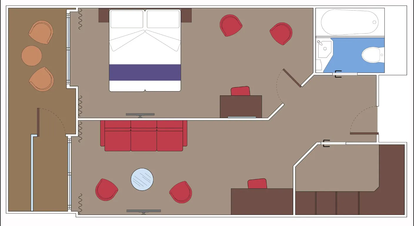 兩臥室豪華套房擴展AUREA 4