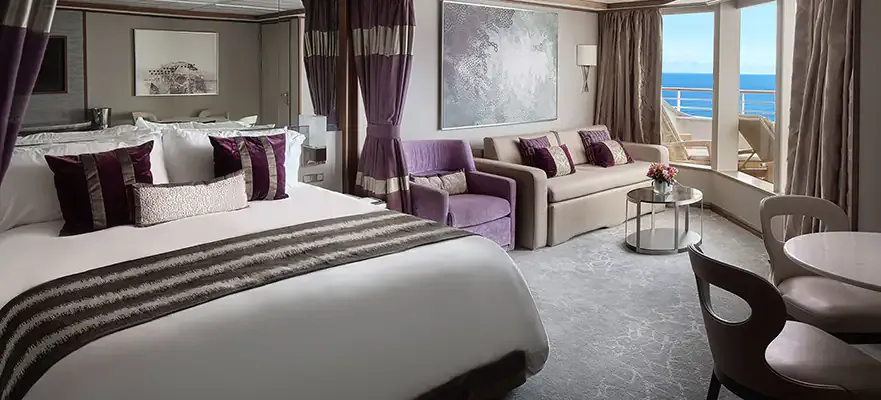 前方豪華頂層套房（大陽台） 2