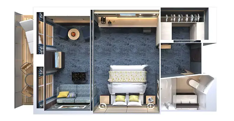 海灣家庭別墅套房帶陽台 4