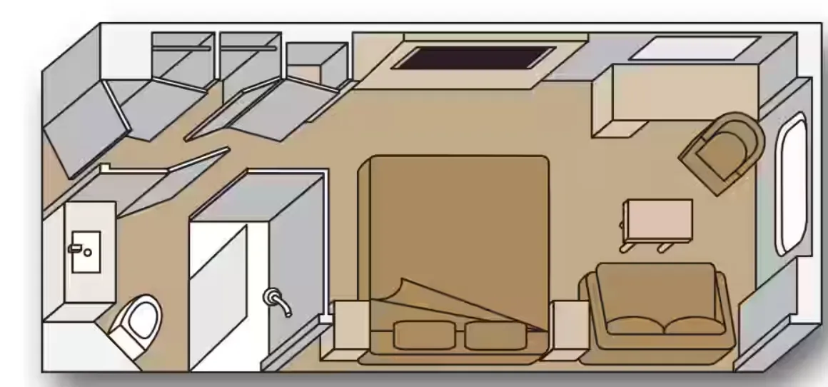 大型海景艙房 4