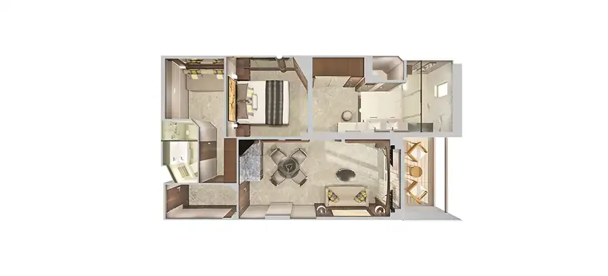 兩臥室豪華家庭套房（附陽台） 7