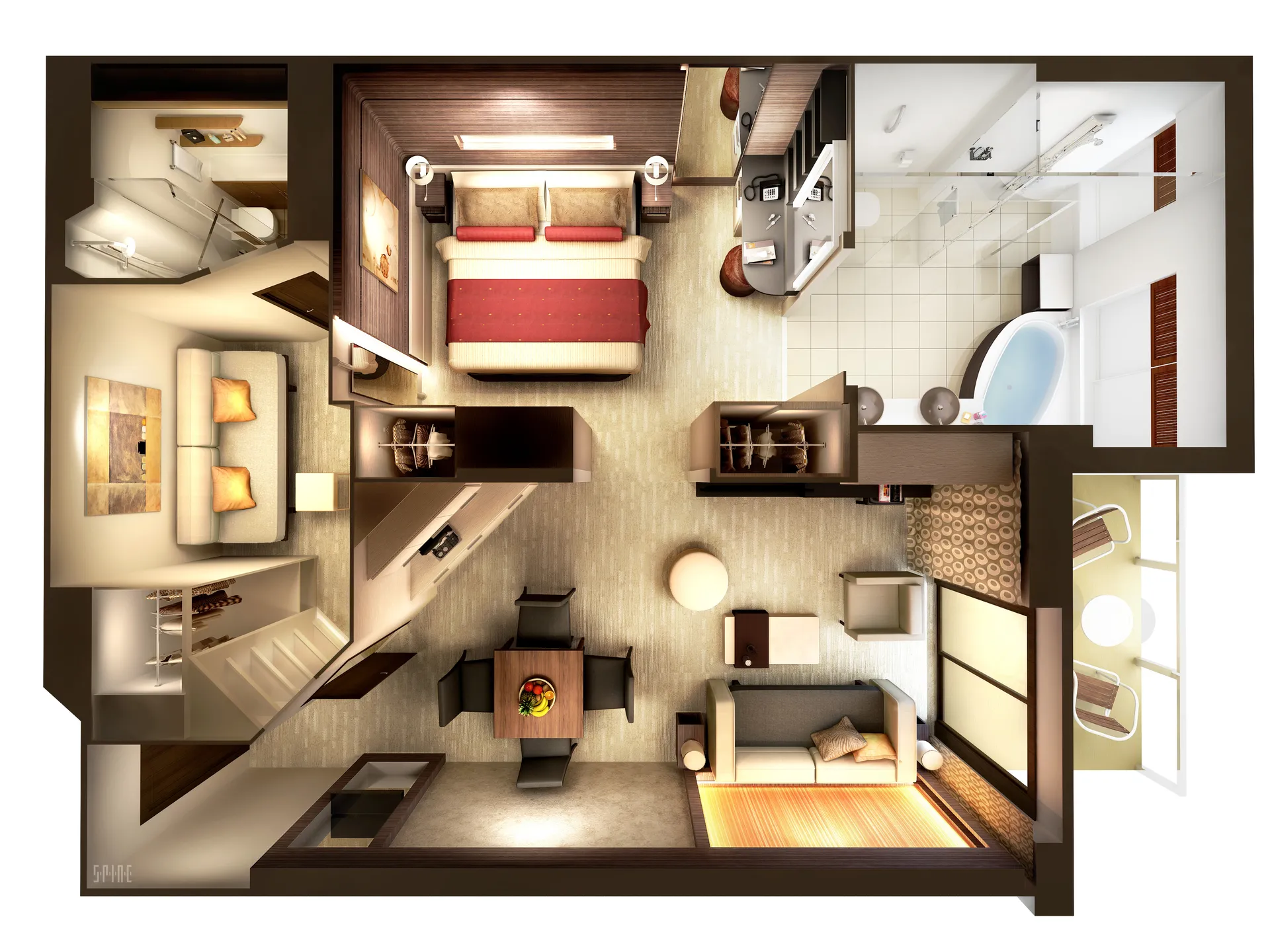 海洋之家兩臥室家庭別墅，配有陽台 7