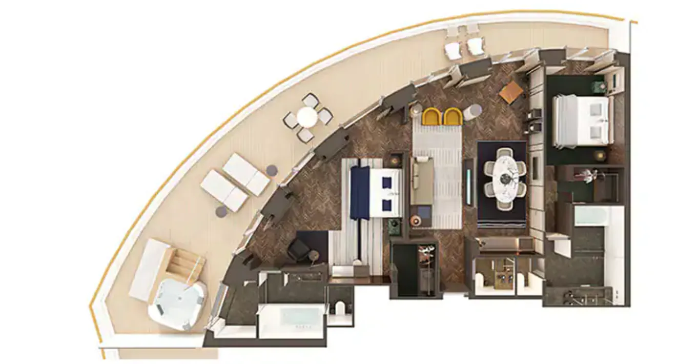 海灣豪華主人套房（大陽台） 2