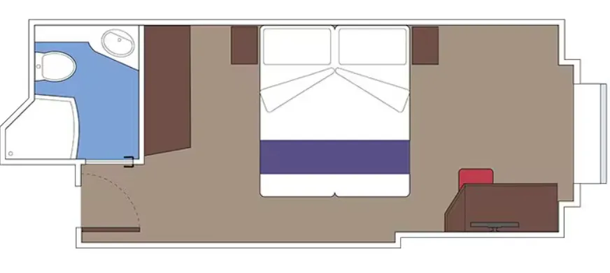 豪華海景小型客房（受阻擋的視野）FANTASTICA 3