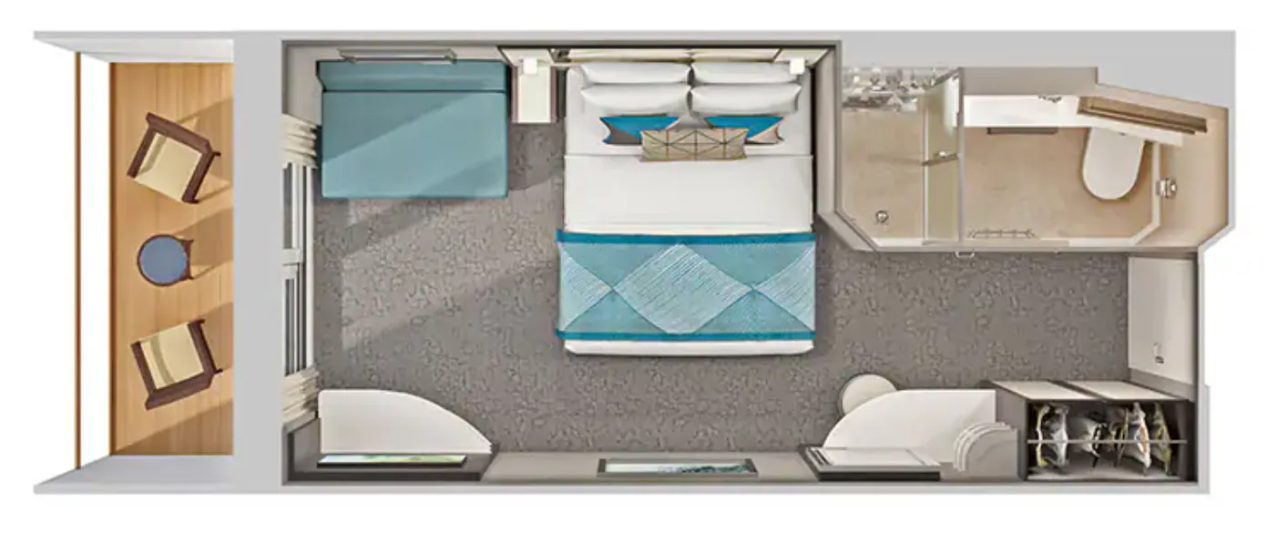 前方豪華頂層套房附大陽台 4