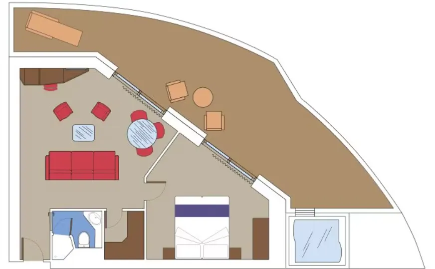 豪華AUREA套房，配有露台和漩渦浴缸 2