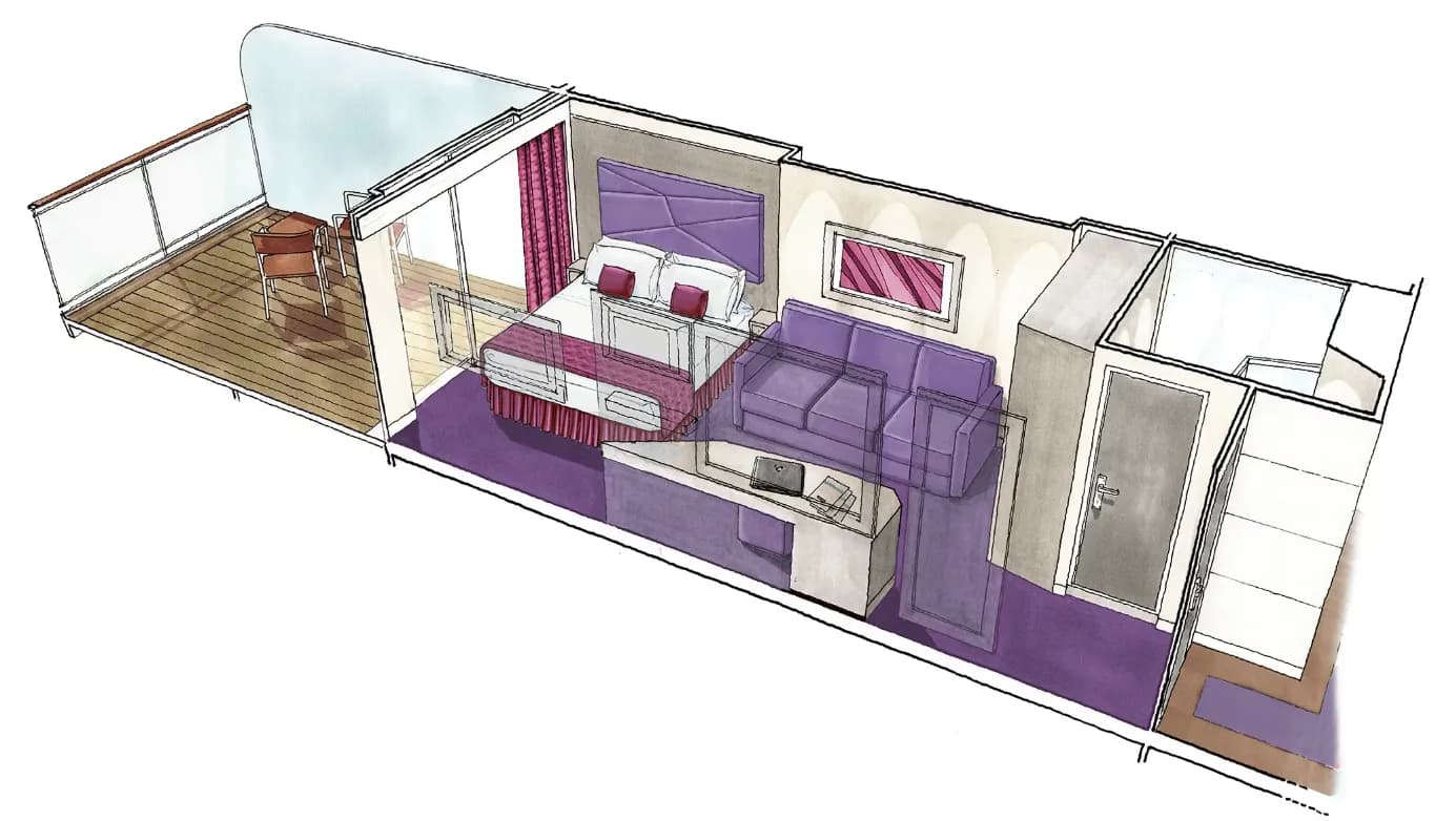 擁有露台的高級套房 3