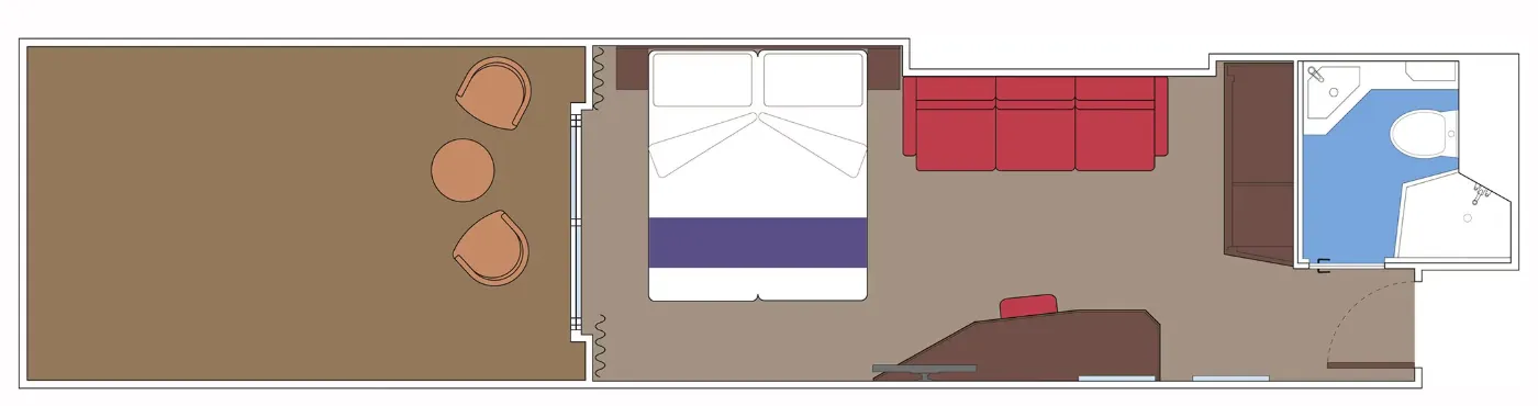 擁有露台的高級套房 2
