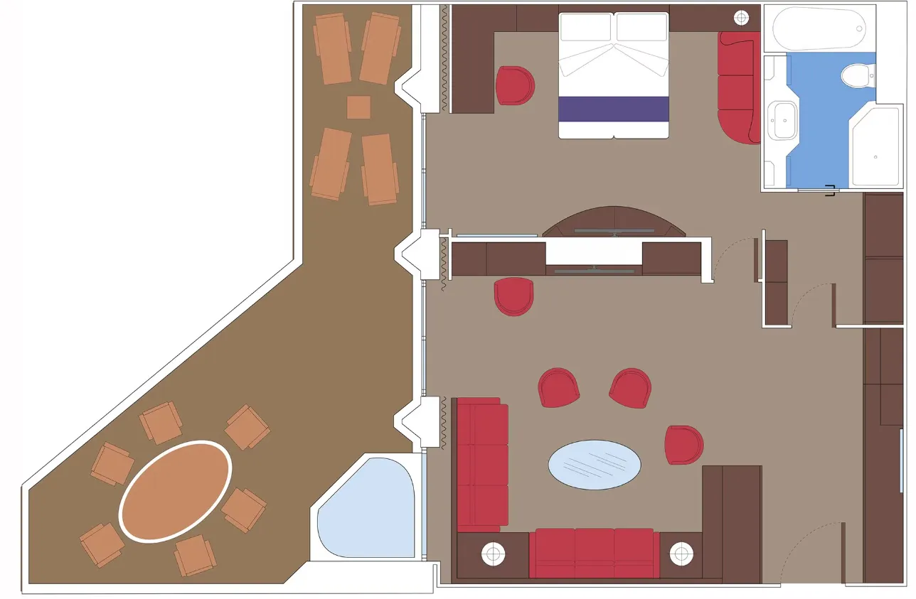 MSC遊艇俱樂部皇家套房，配有漩渦浴缸 2