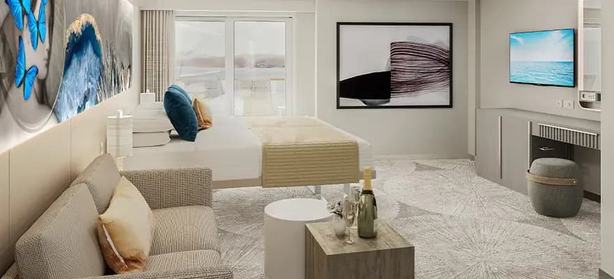 家庭套房，擁有大型陽台 1