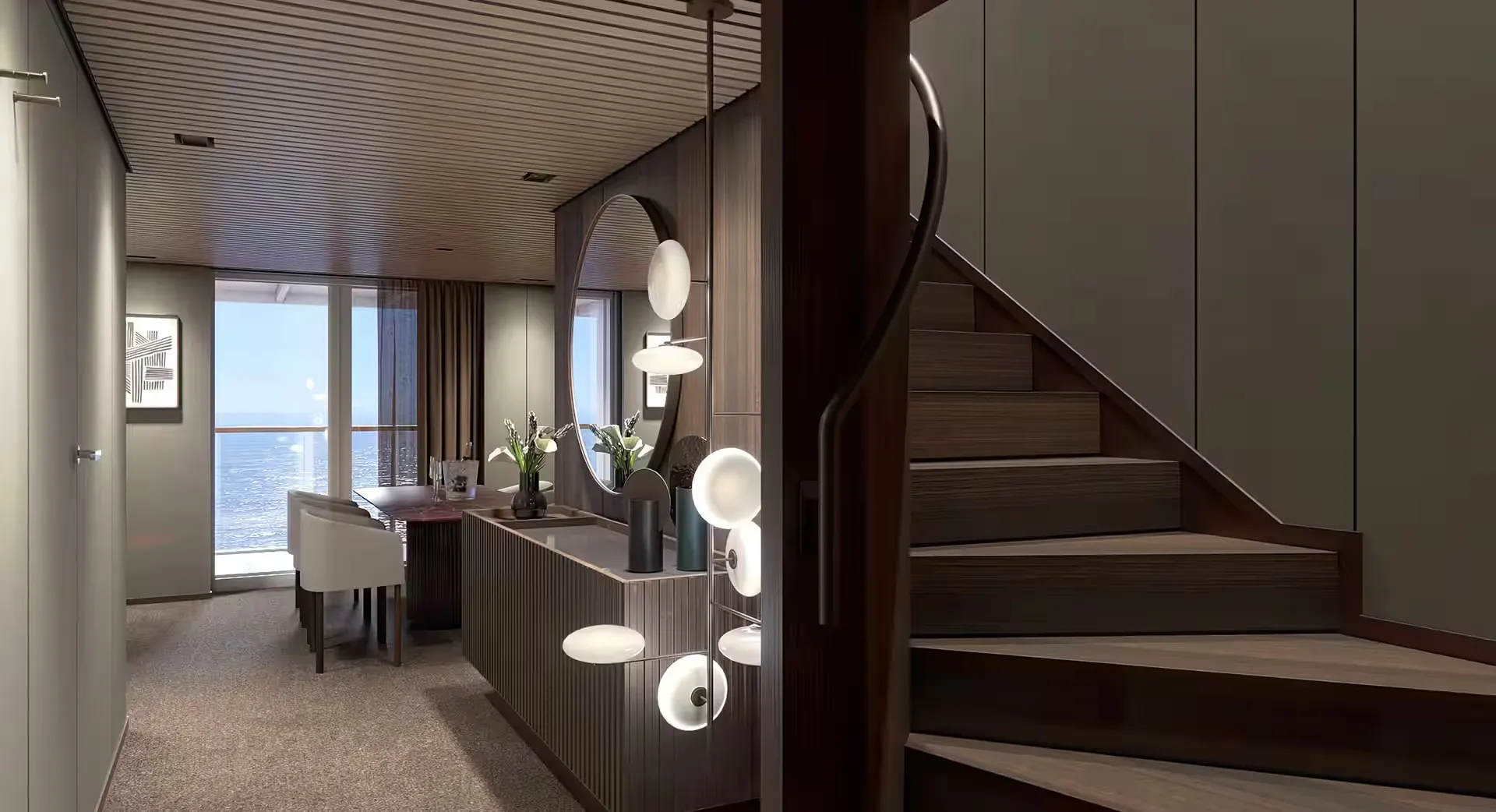 海灣二臥室複式套房，擁有寬敞陽台 11