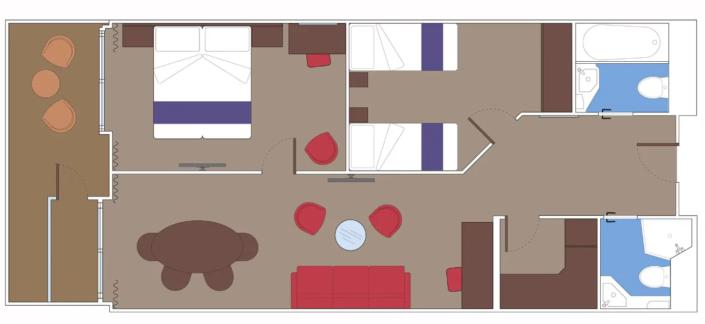 兩臥室豪華套房擴展AUREA 2