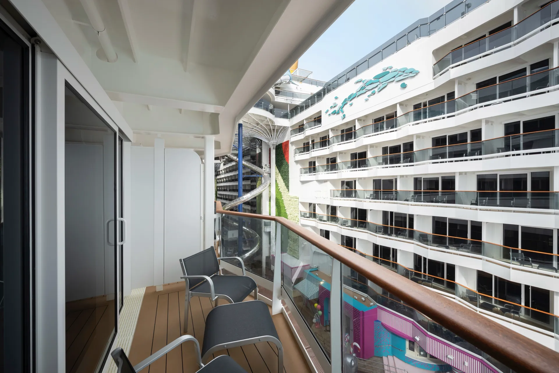 豪華陽台帶步行道及海景 4