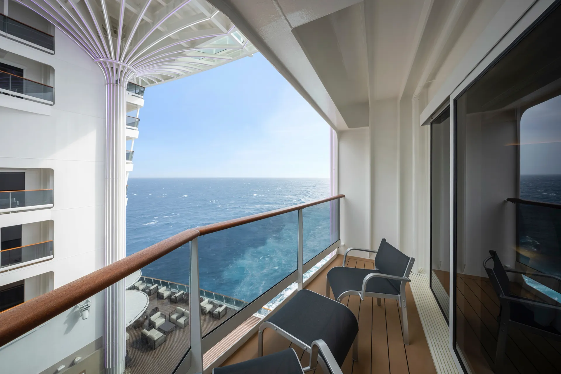 豪華陽台帶步行道及海景 1