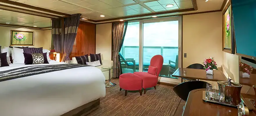 後方豪華頂層套房，配有大型陽台 3