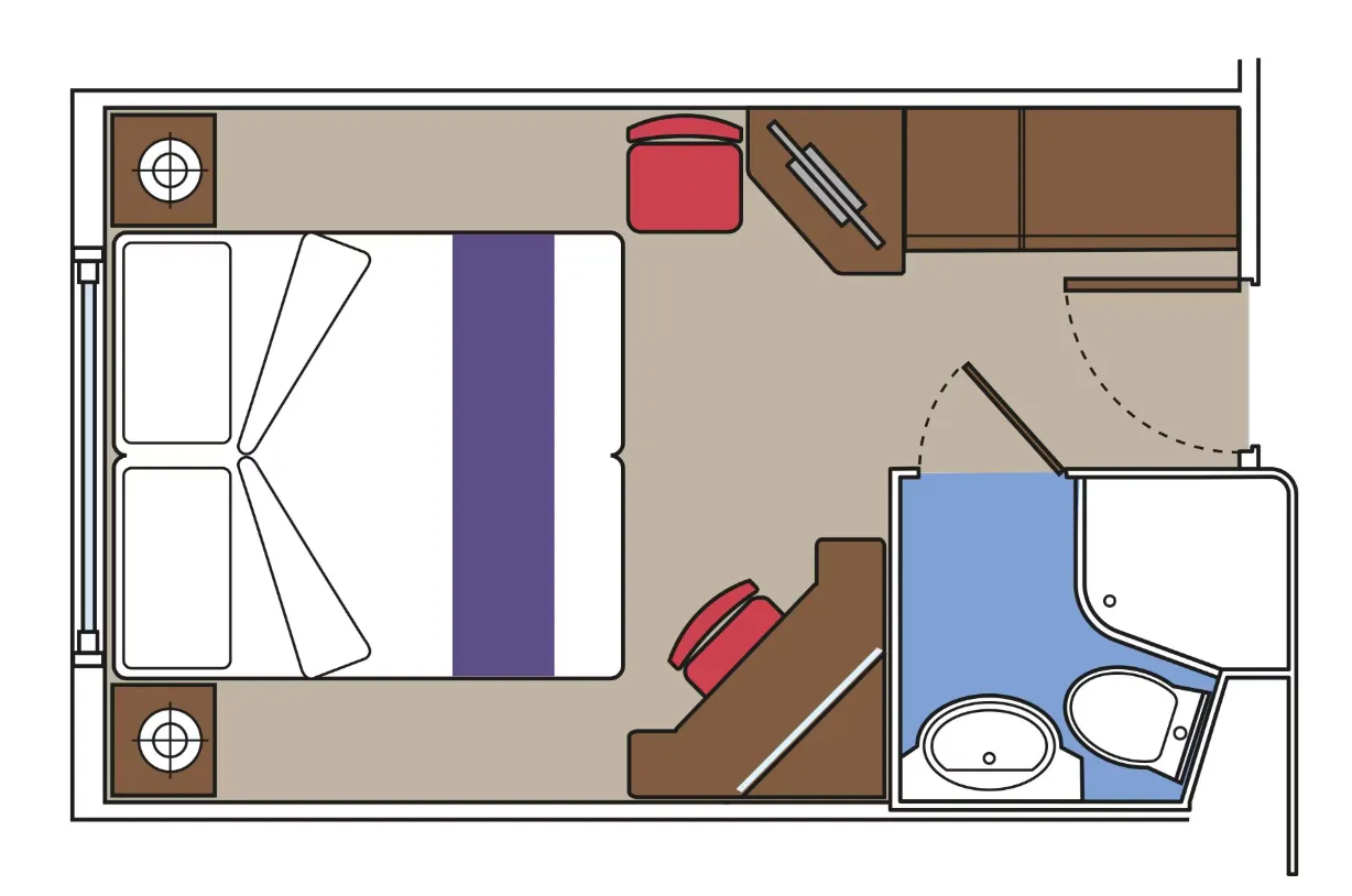 豪華海景小型客房（受阻擋的視野）FANTASTICA 6