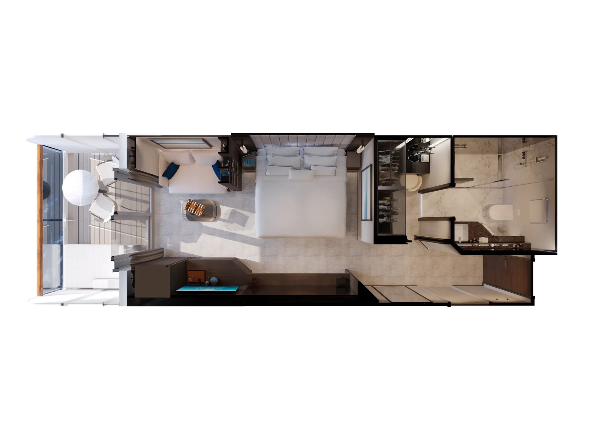 海洋露台套房 28