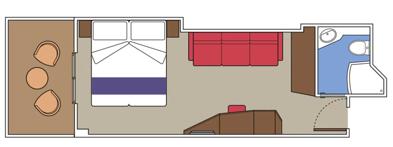 豪華陽台部分海景Fantastica 2