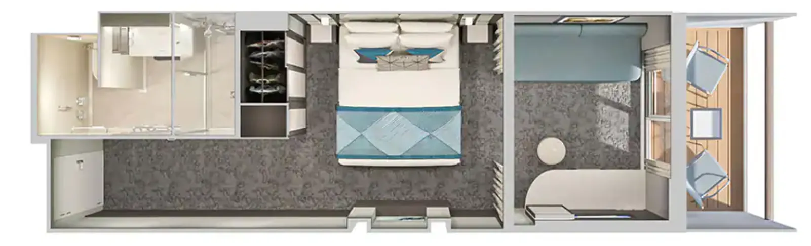 俱樂部陽台套房 4