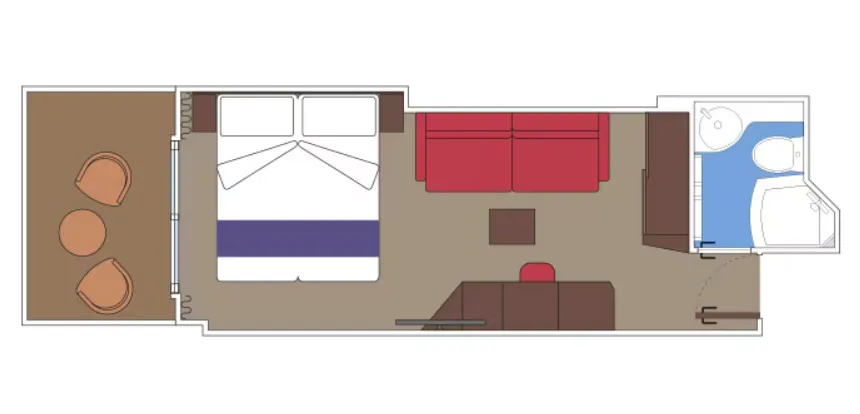 豪華陽台部分海景Fantastica 4