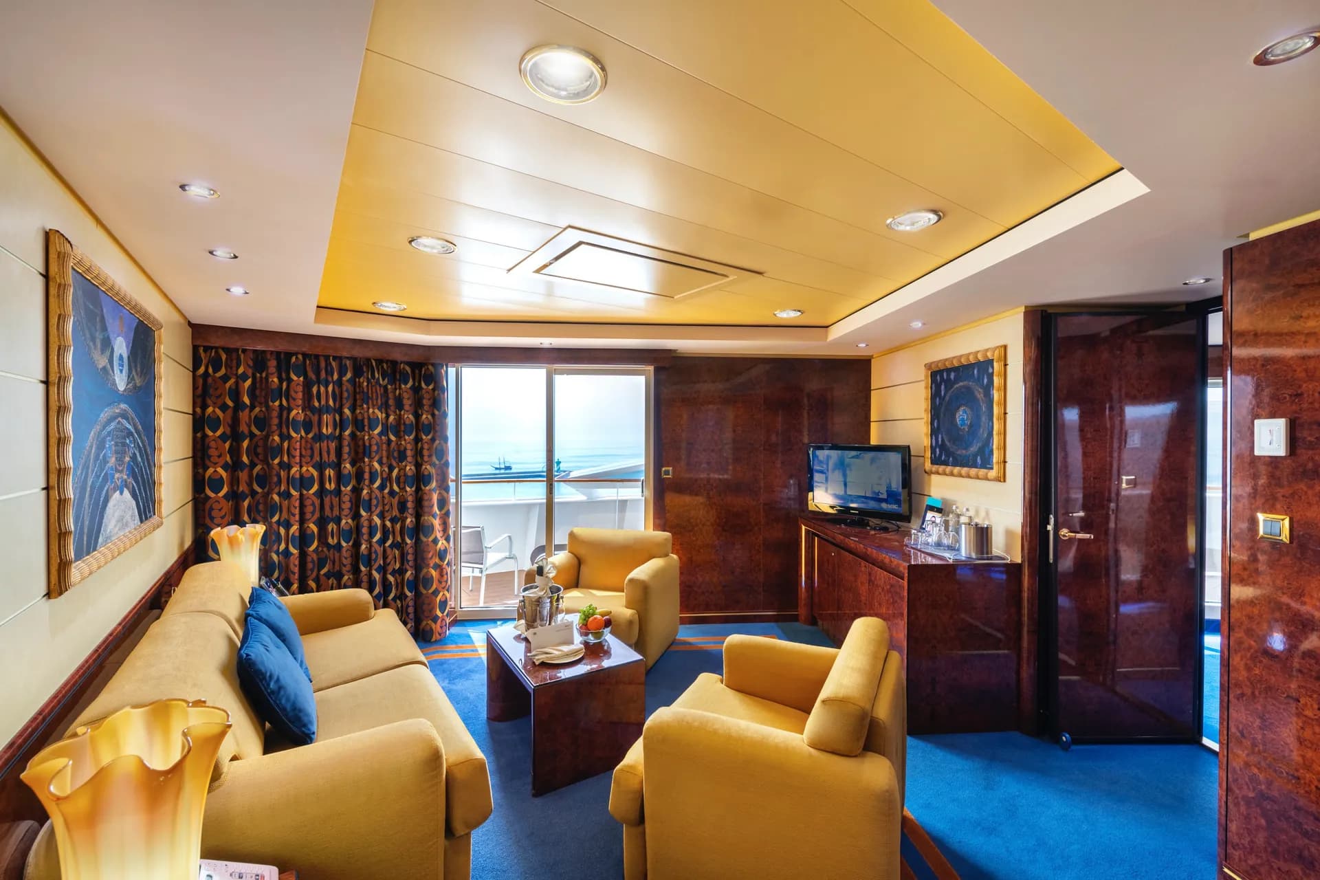 MSC遊艇俱樂部行政及家庭套房，配有陽台 3