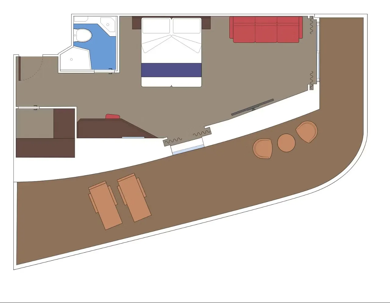 擁有露台的高級套房 3