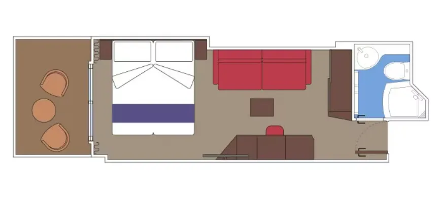 豪華陽台部分海景Fantastica 3
