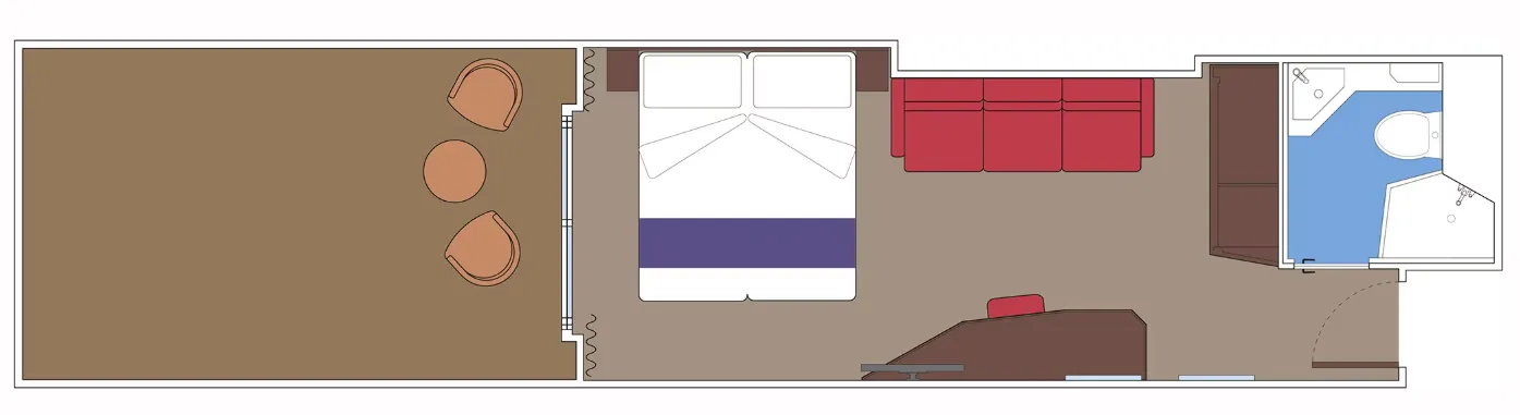 擁有露台的高級套房 5