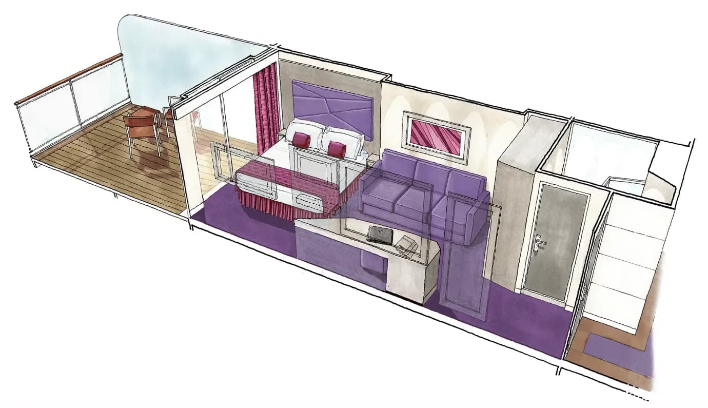 擁有露台的高級套房 3