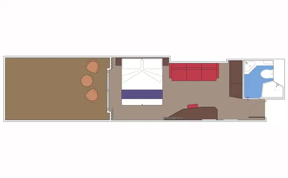 擁有露台的高級套房 7