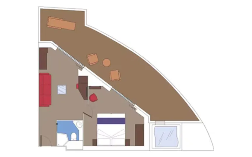 豪華AUREA套房，配有露台和漩渦浴缸 6