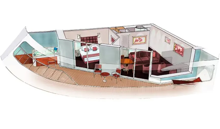 豪華AUREA套房，配有露台和漩渦浴缸 7