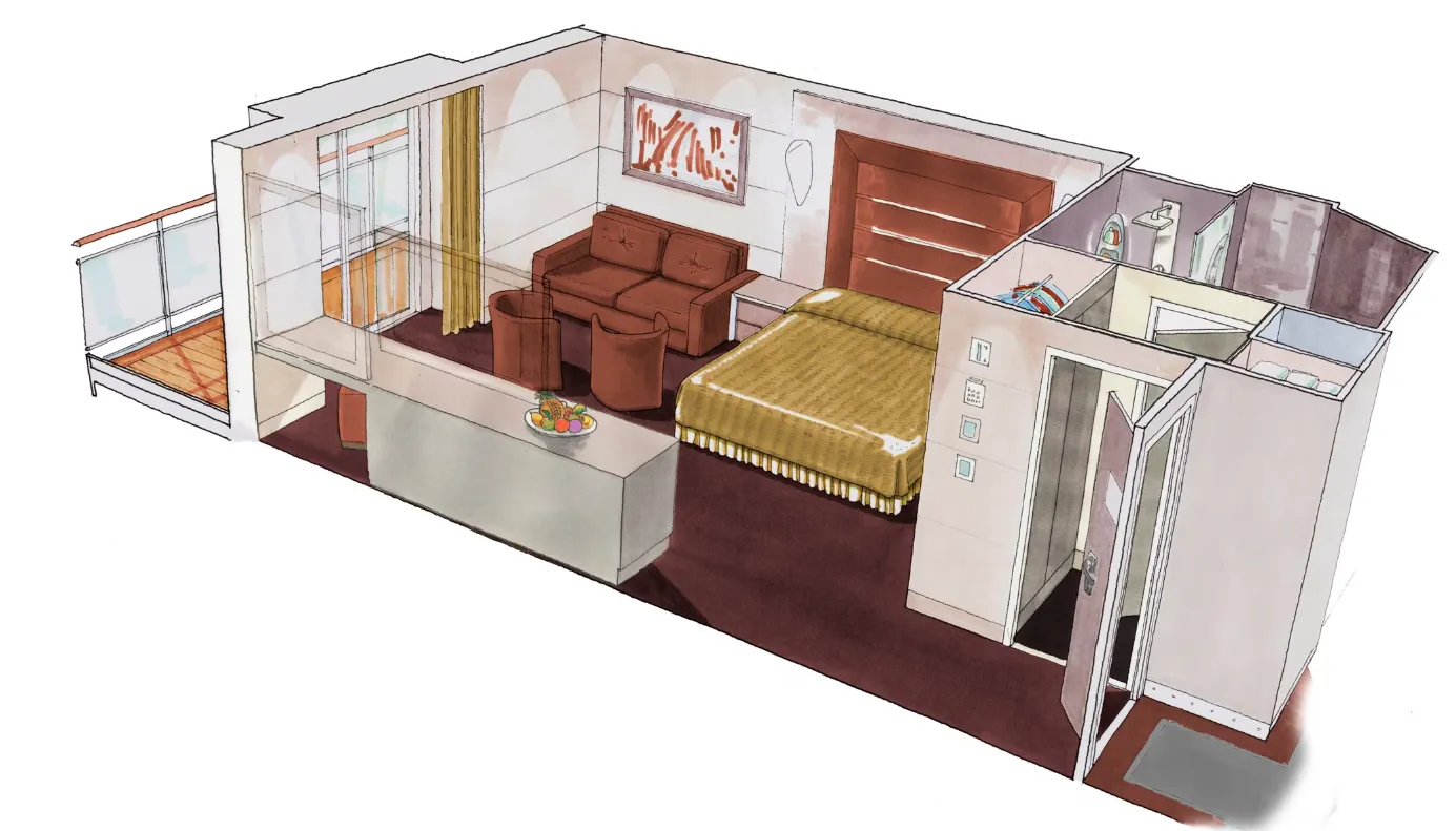 遊艇俱樂部雙層套房，配備按摩浴缸 7