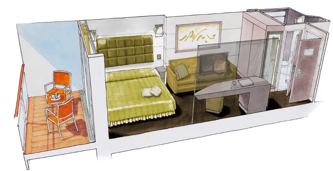 工作室陽台幻想套房 2