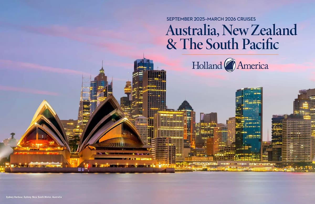 Holland America Line, Australia, New Zealand, & The South Pacific Planner 2025 2026