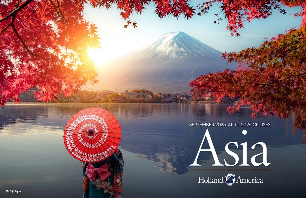 Holland America Line, Asia Cruises Planner 2025 2026