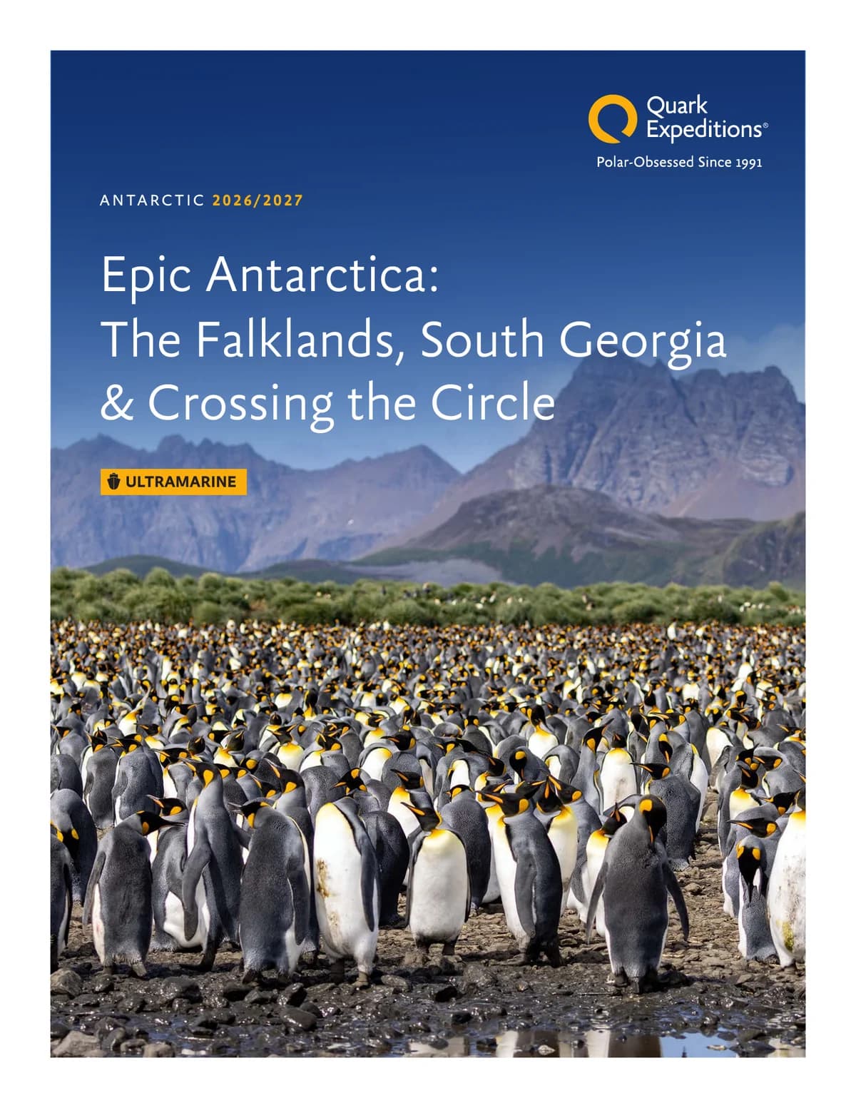 Quark Expeditions Ultramarine Epic Antarctica 2026 2027
