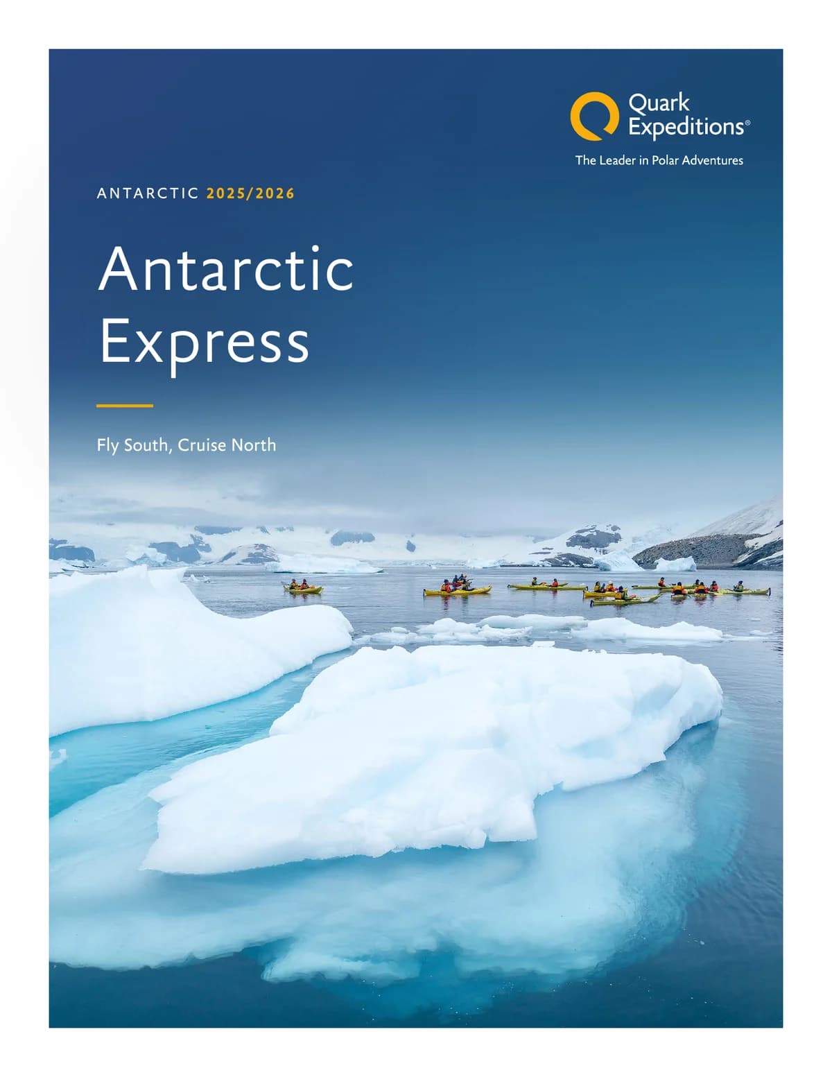 Quark Expeditions Antarctic Express Fly South Cruise North 2025 2026