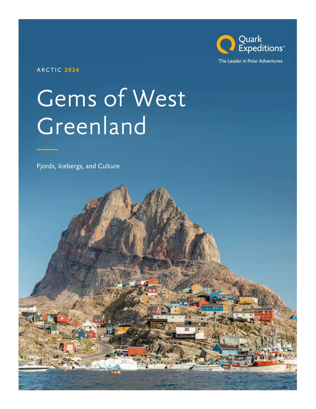 Quark Expeditions Gems Of West Greenland Fjords Icebergs And Culture Arctic 2026