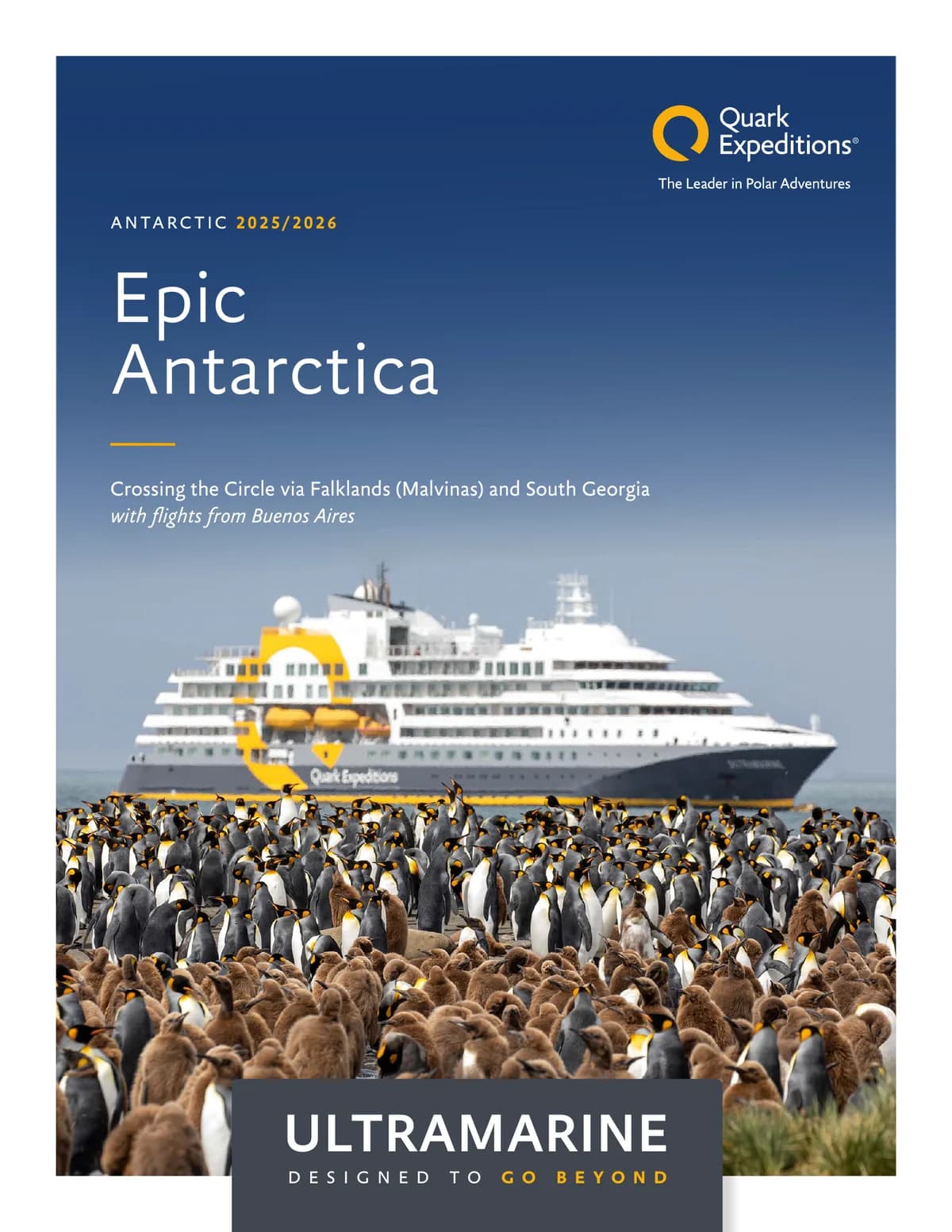 Quark Expeditions Ultramarine Epic Antarctica 2025 2026