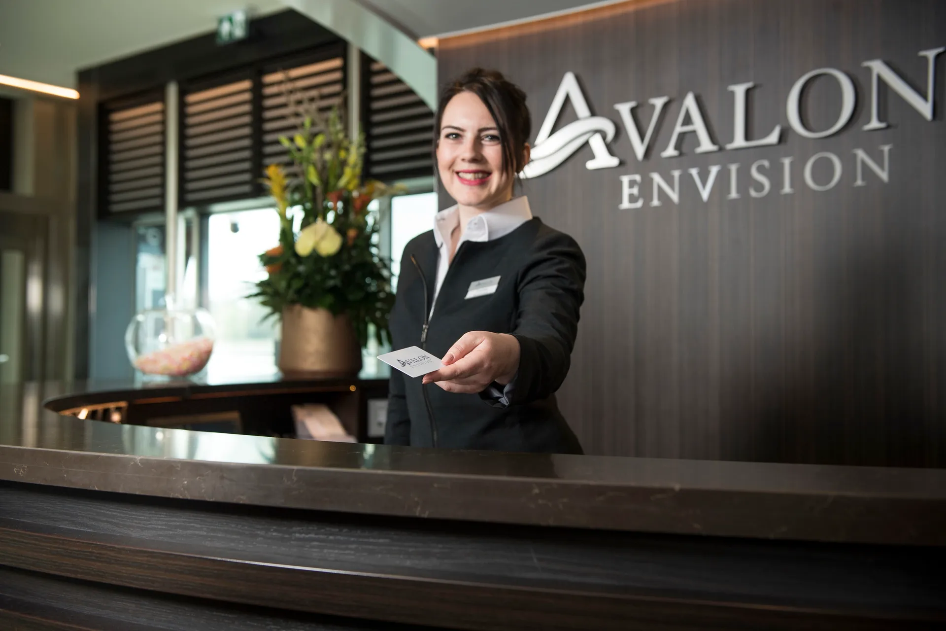 接待處與中庭 1